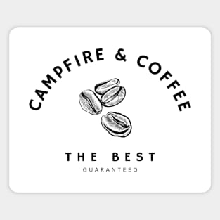 Campfire and Coffee Magnet